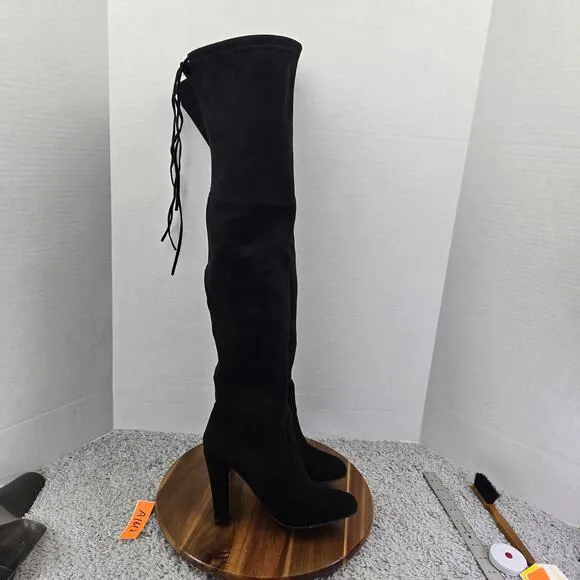 Steve Madden Gorgeous Black Casual Fashion Casual Over The Knee Boots Womens 8 M