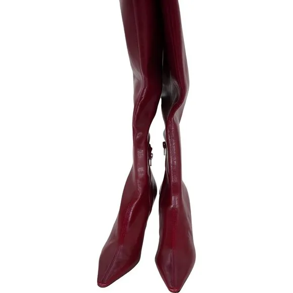 Steve Madden Red Over-The-Knee Boots Size 7.5 M for Women