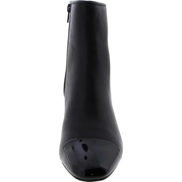 Steve Madden Womens Eiffel Black Block Heel Mid-Calf Boots Shoes Used