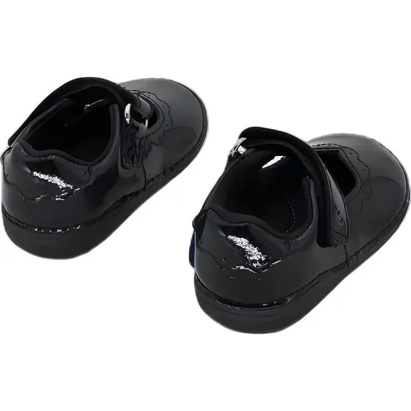 Stride Rite Baby Girls Carolyn Black Boots Size 3M