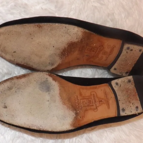 STUBBS &amp; WOOTTTON PALM BEACH  BLACK LOAFERS SHOES Sz. 8