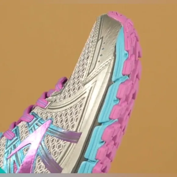Stylish Brooks Adrenaline GTS 17 Women's Athletic Shoes Silver, Purple &amp; Blue