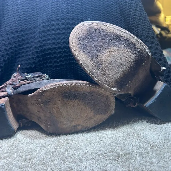 Stylish Brown Leather Ankle Boots