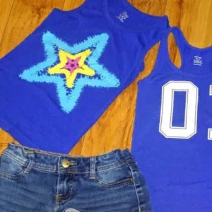Summer Sport Fun athletic Girl Outfit Set M 7 8