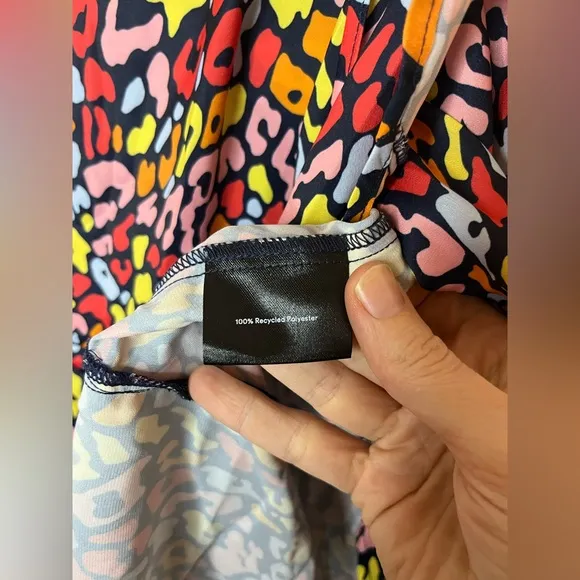 SUMMERSALT The Short Beach to Brunch Wrap Skirt Size 1X Multicolor Leopard