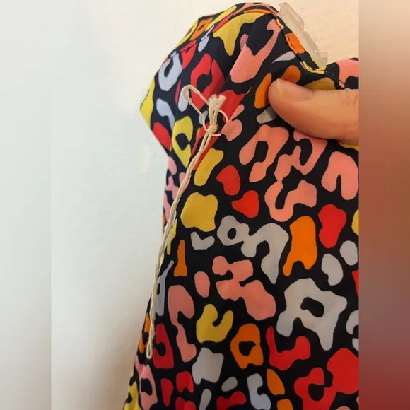 SUMMERSALT The Short Beach to Brunch Wrap Skirt Size 1X Multicolor Leopard