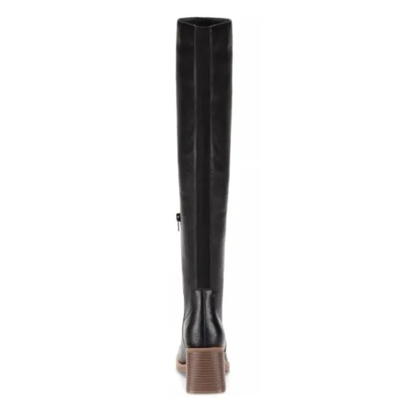 Sun   Stone Black Over the Knee Dress Boot -- Size 6