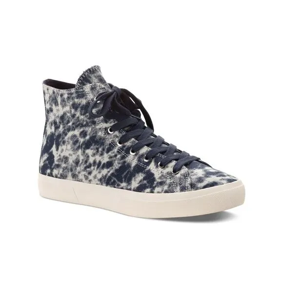 SUN STONE Mens Navy Tie Dye Comfort Mesa Round Toe Lace-Up Sneakers Shoes 13 M