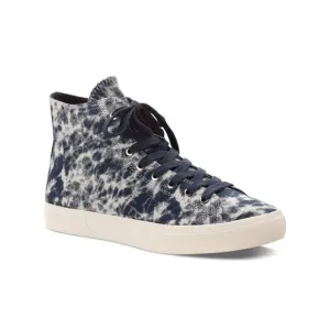 SUN STONE Mens Navy Tie Dye Comfort Mesa Round Toe Lace-Up Sneakers Shoes 13 M
