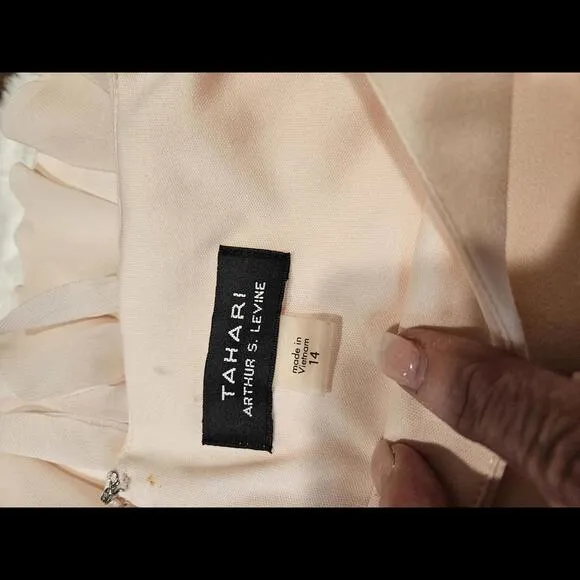 Tahari Arthur S. Levine Feminine Dress with Ruffle Details