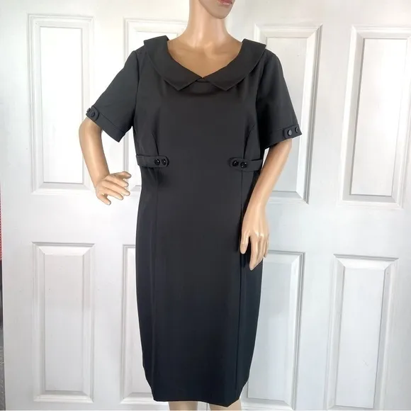 Tahari ASL Vintage-Inspired Sheath Dress – Classic 60s Elegance