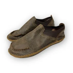 Tamarindo Boatslip Brown Leather Slip On Comfort Shoe Women’s Size 7 WTD0003