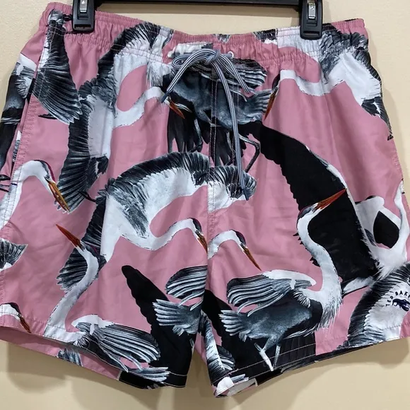 Ted Baker London Wingman Bird Print Swim Shorts Size 5