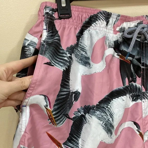 Ted Baker London Wingman Bird Print Swim Shorts Size 5