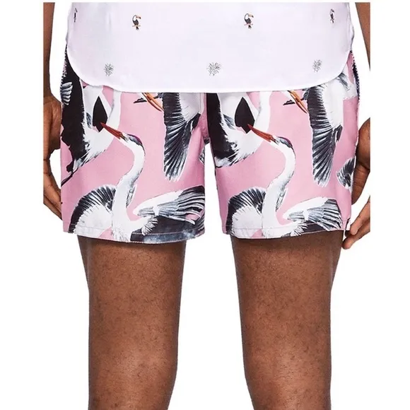 Ted Baker London Wingman Bird Print Swim Shorts Size 5