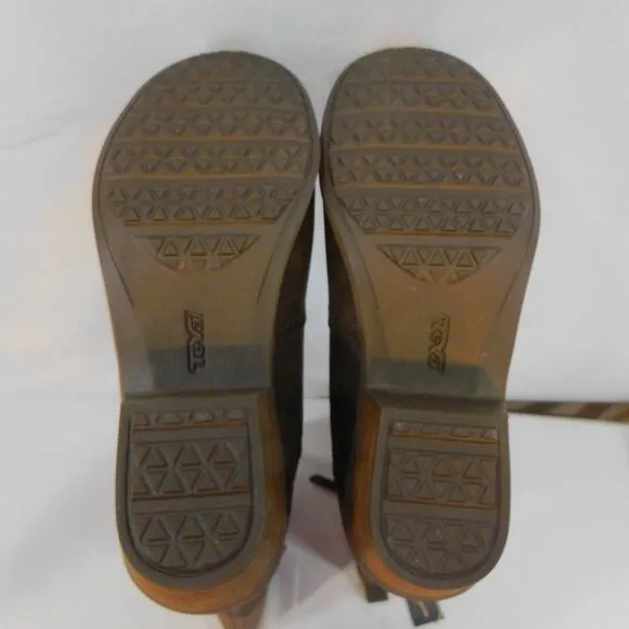 Teva Anaya Chelsea Tall Waterproof Leather Boots Womens Size 7.5