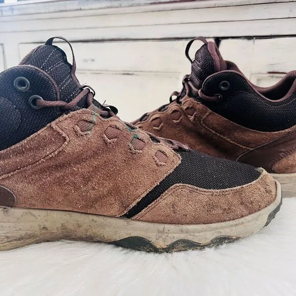 Teva Arrowood Riva Bison Brown Leather Waterproof Hiking Trail Boots ~ Mens 11.5