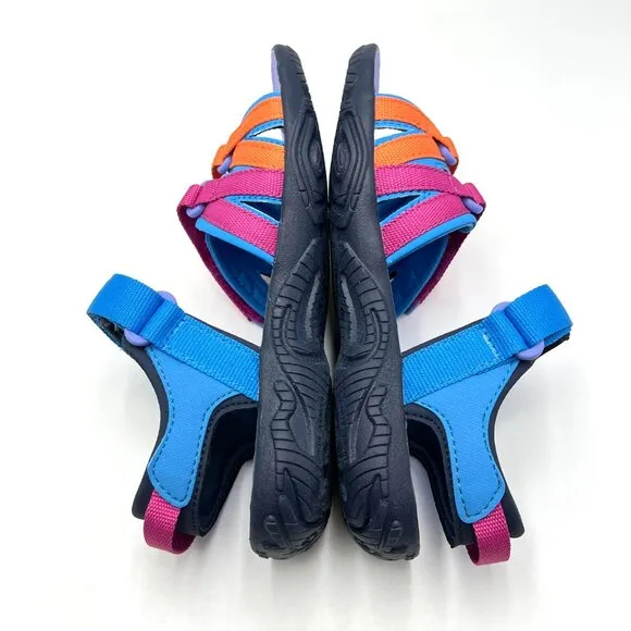 Teva Girls Kids Youth Size 12 Tirra Multicolor Summer Sandals Shoes New