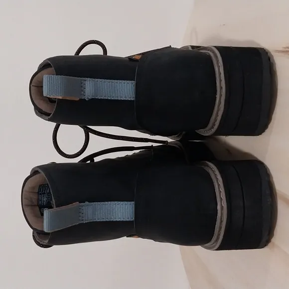 Teva Midform Boot Patchwork Women's 9 Black Ankle Lace Up Boots Hiking Outdoors