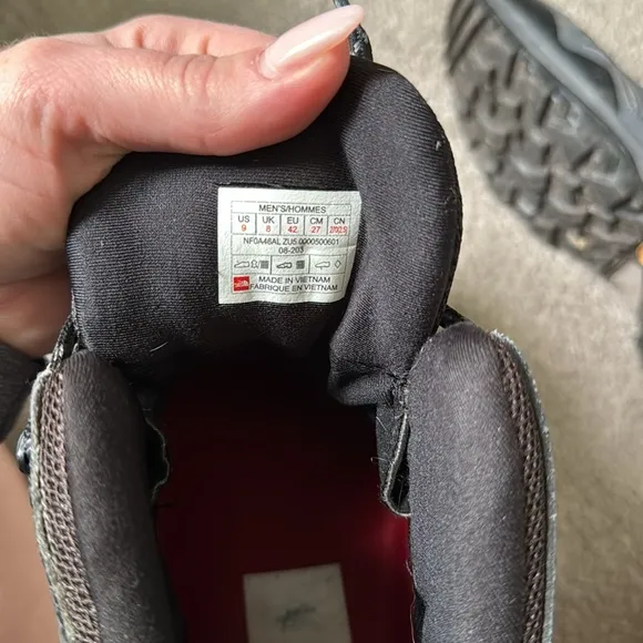The North Face Black Hiking Boots