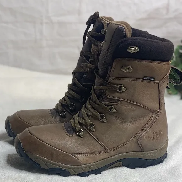 The North Face leather hiking boots size 9.5