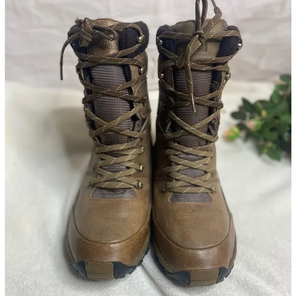 The North Face leather hiking boots size 9.5