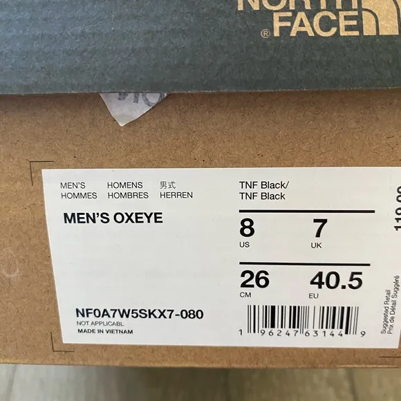 The North Face Men’s Oxeye hiking shoes