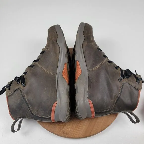 The North Face Thermoball Versa Men s Waterproof Leather Brown Boots size 14