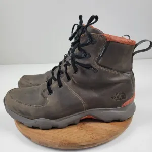 The North Face Thermoball Versa Men s Waterproof Leather Brown Boots size 14