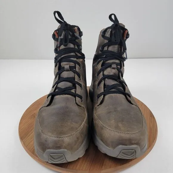 The North Face Thermoball Versa Men s Waterproof Leather Brown Boots size 14