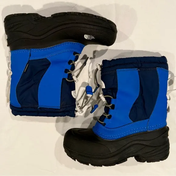 The North Face Winter Boots Boys 2 Girls Insulated Snow Waterproof TNF Toggle