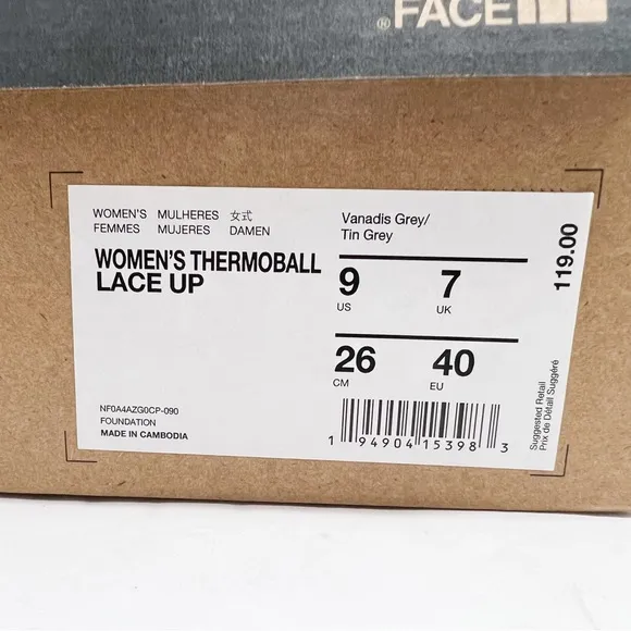 The North Face Women's ThermoBall Lace Up Waterproof Boots