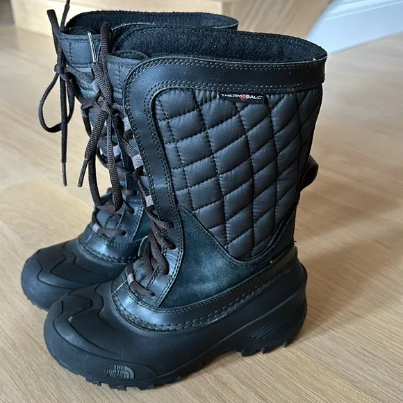 The North Face | Youth Thermoball Utility Boots | Sz 3 | Color Black