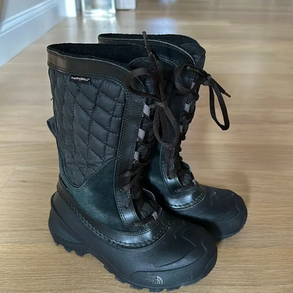 The North Face | Youth Thermoball Utility Boots | Sz 3 | Color Black