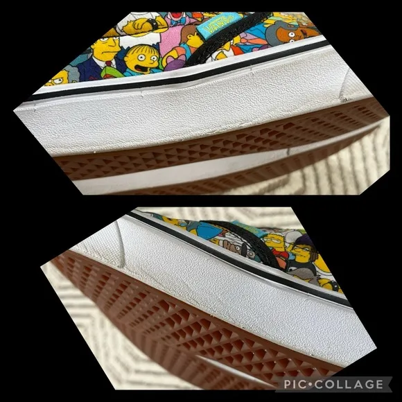 The Simpsons x Vans Comfycush Slip On Sneakers Shoes Size Men’s 7 - Women’s 8.5
