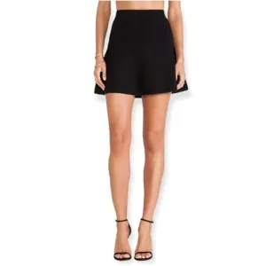 Theory Black Mini Skirt Size 6