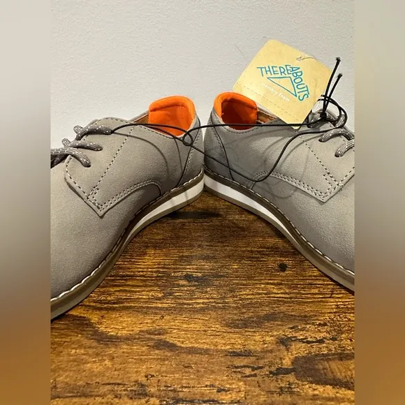 Thereabouts Boys Milford Jr Gray Dress Shoes NWT Various Sizes