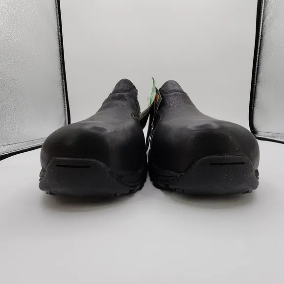 Thorogood Safety Toe IMET Slip On Shoes Mens 11M Black Leather Postal NEW w/ Tag