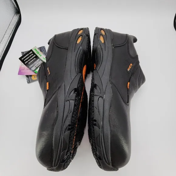 Thorogood Safety Toe IMET Slip On Shoes Mens 11M Black Leather Postal NEW w/ Tag