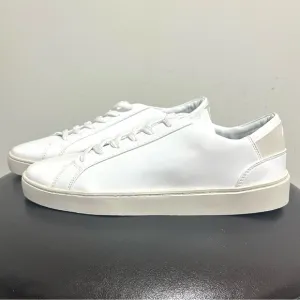 Thousand Fell White Faux Leather Lace Up Sneakers Mens 10 *No Box*