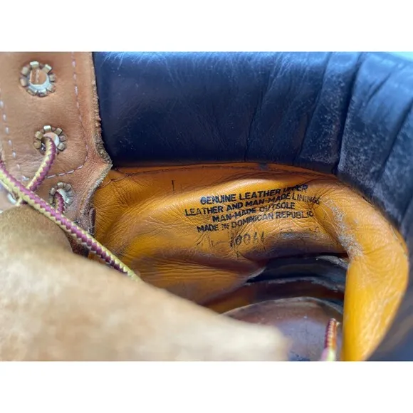 Timberland 10061 Men's Premium 6 Inch Waterproof Boots - Wheat Nubuck Size 8 M