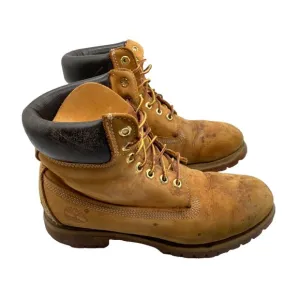 Timberland 10061 Men's Premium 6 Inch Waterproof Boots - Wheat Nubuck Size 8 M