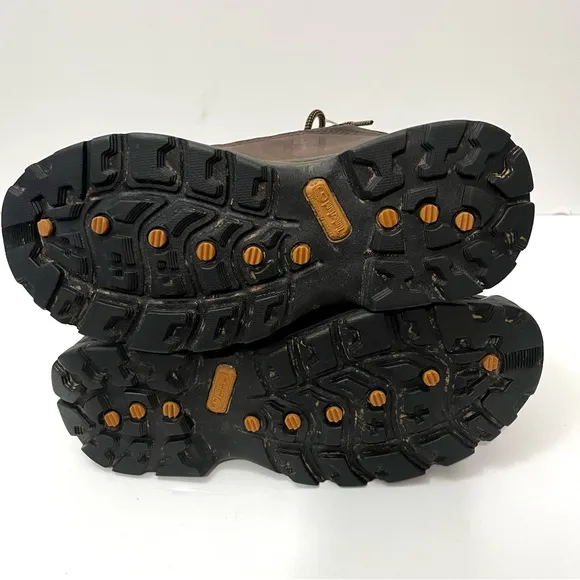 Timberland 12612 Dark Brown Leather Waterproof Hiking Trail Boot Women Size 7.5