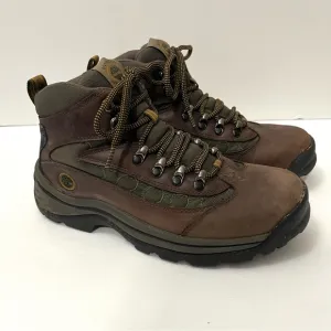 Timberland 12612 Dark Brown Leather Waterproof Hiking Trail Boot Women Size 7.5