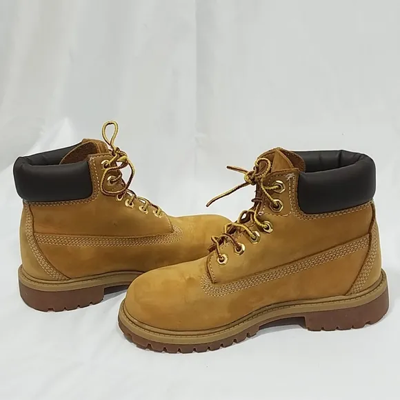 Timberland 6&quot; Waterproof Wheat Kids Boots