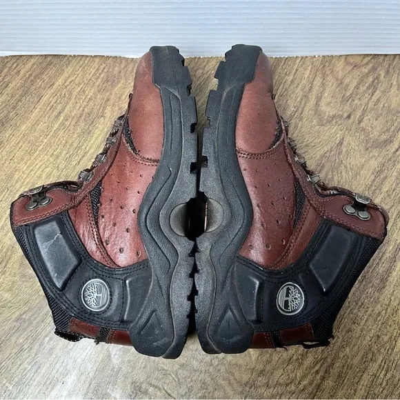 Timberland ACT Performance Hiking Lace Up Brown Leather Boots Size 7