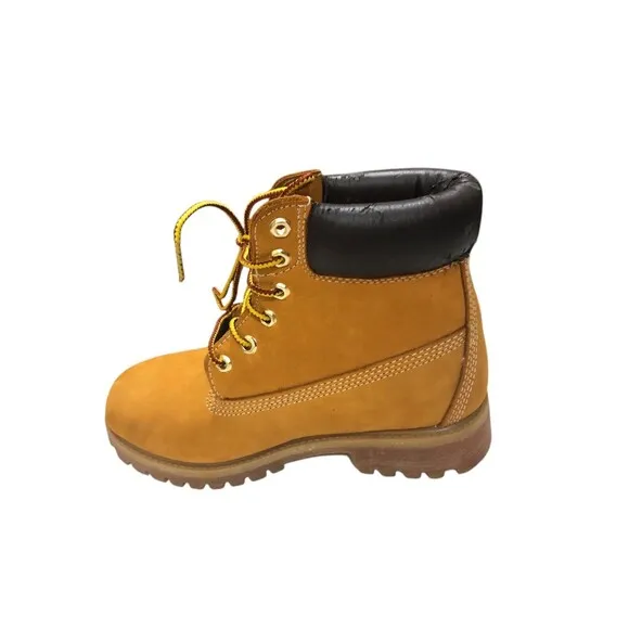 Timberland Boots Mens Beige Size 6 Wheat Nubuck Leather