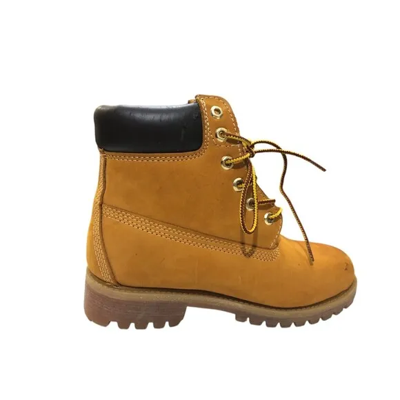 Timberland Boots Mens Beige Size 6 Wheat Nubuck Leather
