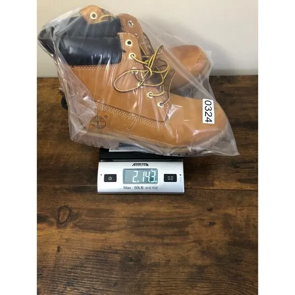 Timberland Boots Mens Beige Size 6 Wheat Nubuck Leather