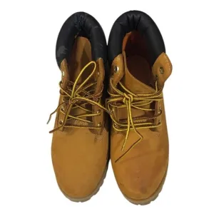 Timberland Boots Mens Beige Size 6 Wheat Nubuck Leather